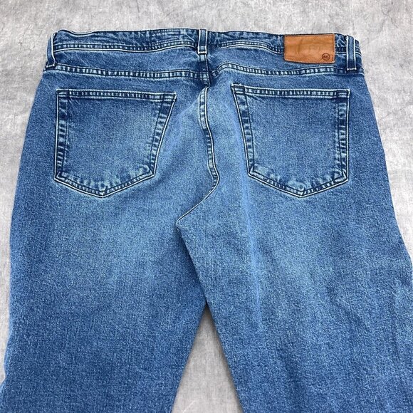 AG Adriano Goldschmied Jeans Men 38Wx27.5L Blue Tellis Modern‎ Slim Denim 360 - Picture 12 of 13
